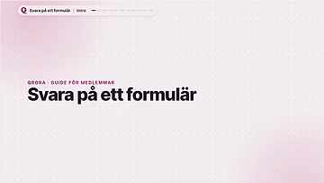 Svara på ett formulär preview